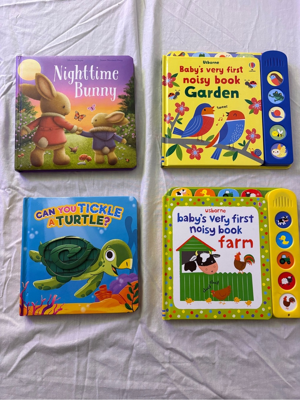 Born Baby's Very First Noisy Book - Garden (Yellow)